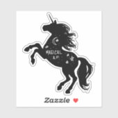 魔法のユニコーンステッカー シール (シート)