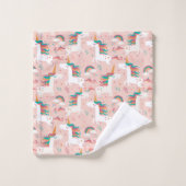 魔法のユニコーンタオルセット バスタオルセット (ウォッシュタオル)