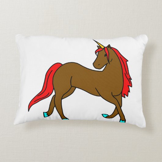 魔法のユニコーンドリームピロー – ソフト&スパークリー アクセントクッション (裏面)