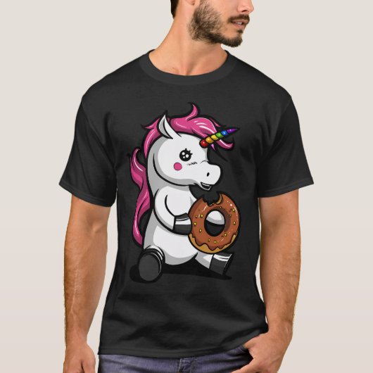 魔法のユニコーンドーナツ Tシャツ (正面)