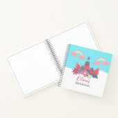 魔法のユニコーンパーソナライズされたキッズスケッチブック ノートブック (内部)