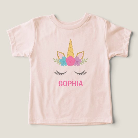 魔法のユニコーンパーソナライズされた (デザイン正面)