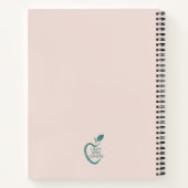 魔法のユニコーンパーソナライズされたSketchbook Kids ノートブック (裏面)