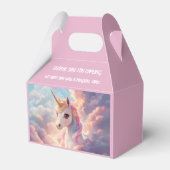 魔法のユニコーンパーティーの好意ボックス フェイバーボックス (正面サイド)