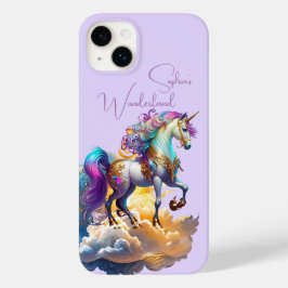 魔法のユニコーンファンタジー雲美しい誕生日 Case-Mate iPhone 14 PLUSケース