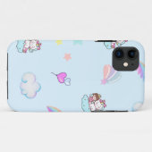 魔法のユニコーンプリンセスレインボーパターンのグラデーション Case-Mate iPhoneケース (裏面(横))