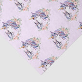 魔法のユニコーンママ&ベビー水彩パターン 薄葉紙 (詳細)