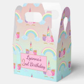 魔法のユニコーンレインボークラウド誕生日の特典ボックス フェイバーボックス (オープン)