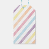 魔法のユニコーンレインボーバースデーパーティーのお土産 ギフトタグ (裏面)