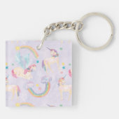 魔法のユニコーン型 キーホルダー (裏面)