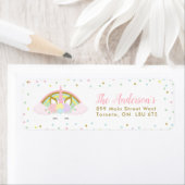 魔法のユニコーン差出人住所ラベル ラベル (インサイチュ)