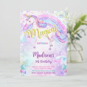 魔法のユニコーン招待状 招待状 (スタンド正面)