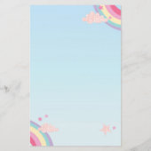 魔法のユニコーン文房具紙 (裏面)