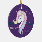 魔法のユニコーン星 セラミックオーナメント (右)