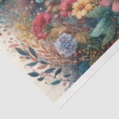 魔法のユニコーン水の色のフローラ森のデコページ 薄葉紙 (詳細)