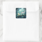 魔法のユニコーン神秘的ファンタジー スクエアシール (バッグ)