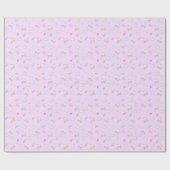 魔法のユニコーン虹のグラデーション誕生日パーティー ラッピングペーパー (フラット)