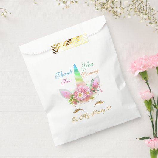 魔法のユニコーン誕生日ギフトの好意バッグ フェイバーバッグ (封をした状態)