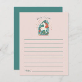 魔法のユニコーン誕生日タイムカプセルのウィッシュ&ズ アドバイスカード