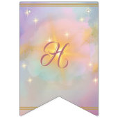 魔法のユニコーン誕生日パーティバンティングバナー バンティングフラッグ (第2の旗)