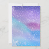 魔法のユニコーン誕生日パーティー 招待状 (裏面)