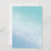 魔法のユニコーン誕生日パーティー 4歳 招待状 (裏面)