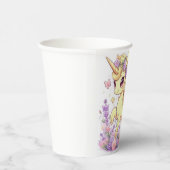 魔法のユニコーン赤ちゃんシャワー 紙コップ (右)