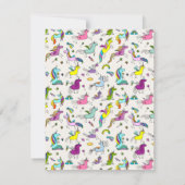 魔法のユニコーン キッズ バレンタインデー ノートカード (裏面)