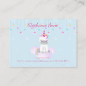 魔法のユニコーン コーリングカード (裏面)