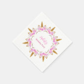 魔法のユニコーン パーティー 誕生日 スタンダードカクテルナプキン (角)