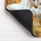 魔法のユニコーン，ファンタジー神話の生き物の装飾3 マウスパッド (コーナー)