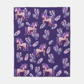 魔法のユニコーン フリースブランケット (正面)
