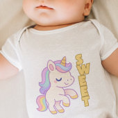 魔法のユニコーン ベビーボディスーツ