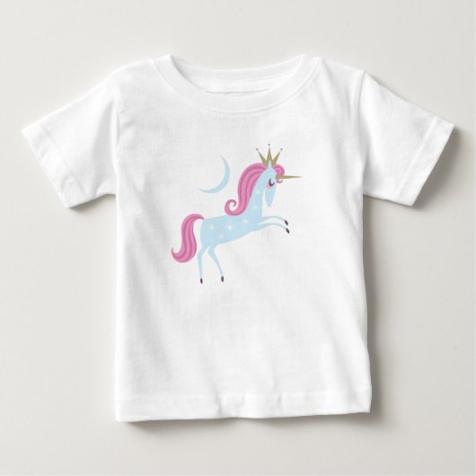 魔法のユニコーン ベビーTシャツ (正面)