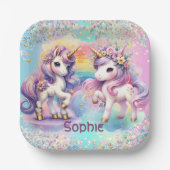 魔法のユニコーン ペーパープレート (正面)