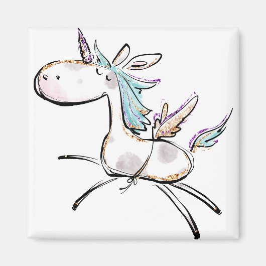 魔法のユニコーン マグネット (正面)