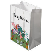 魔法のユニコーン ミディアムペーパーバッグ (裏面アングル)