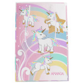 魔法のユニコーン ミディアムペーパーバッグ (正面)