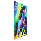 魔法のユニコーン レインボー ウォールアート - メタルプリント！ メタルプリント (3/4)