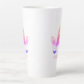 魔法のユニコーン 名前入り カフェラテマグ (正面)