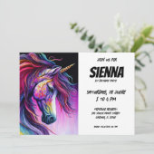 魔法のユニコーン 招待状 (スタンド正面)