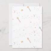 魔法のユニコーン |誕生日招待状 招待状 (裏面)