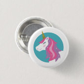 魔法のユニコーンPinのバッジ 缶バッジ (正面&裏面)