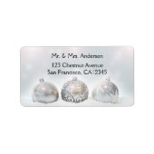 魔法のラきらめくイツクリスマス住所 シール (正面)