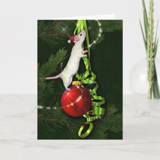 魔法のラットの休日の挨拶 シーズンカード (正面)