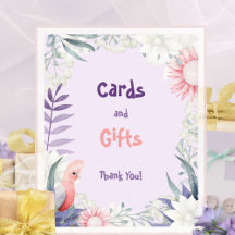 魔法のラベンダーギフトテーブルベビーシャワー