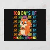 魔法のリス学ル学校100日 ポストカード (正面)