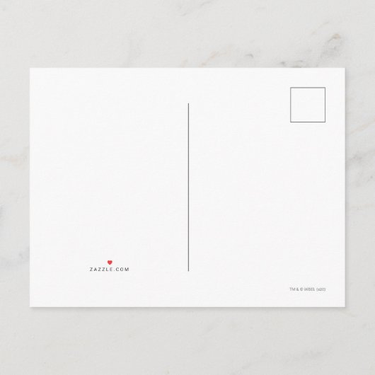 魔法のルナロヴェグッドウォーターカラー インビテーションポストカード (裏面)