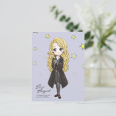 魔法のルナロヴェグッドウォーターカラー インビテーションポストカード (スタンド正面)