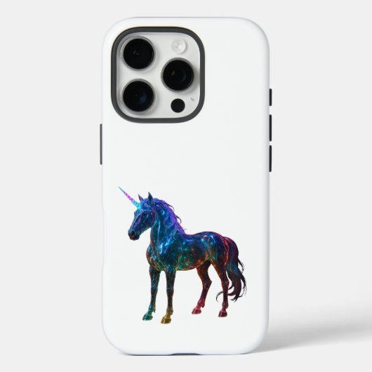 魔法のレインボーガラスユニコーン Case-Mate iPhoneケース (裏面)
